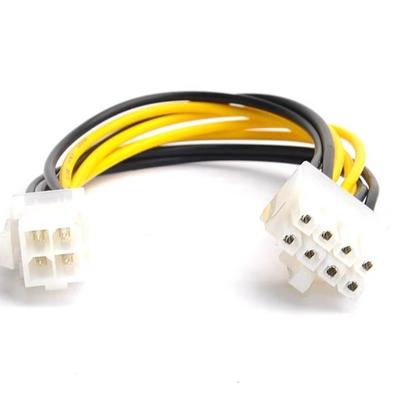 ATX 4 Pin Female To 8 Pin Male EPS Power Cable Cord Adapter PC Motherboard CPU Power Supply Line Extension Cable