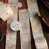 Jilv Tangshi Washi Tape: Retro Poetry & English Elements for Journals