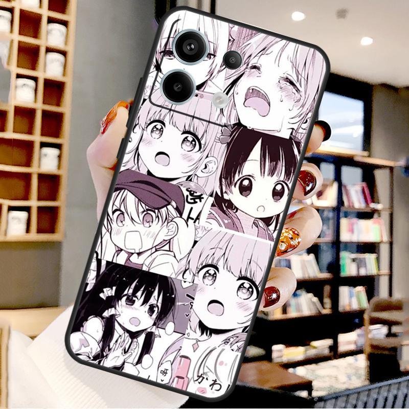 Kawaii Japan Girls Harajuku Pink For Xiaomi Redmi Note 14 Pro 13 12 11 9 10 15 Pro Plus Case For Redmi 15 15C 14C 10C 12C 13C