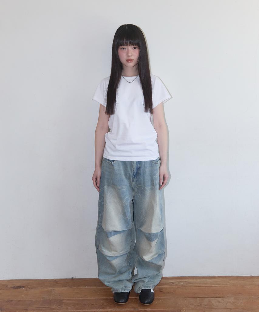 FANCY CLUB Rivers Of Heaven Crop Top (Blue) F25Qb135