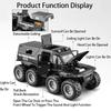 1:32 Russian Avtoros 8x8 Mammoth Models Diecast Cars Toys Doors Opened Sound Light Pull Back Miniature Vehices Fun Gift for Boys