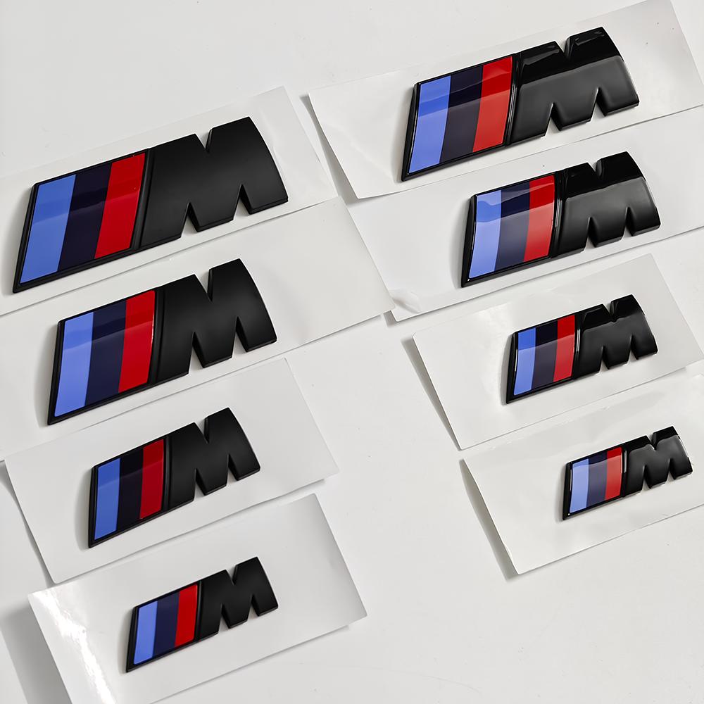 45mm 55mm 73mm 90mm For BMW M M3 M5 M6 E90 F30 E46 G20 E36 Car Fender Side Emblem Rear Trunk Badge M Logo Stickers Accessories