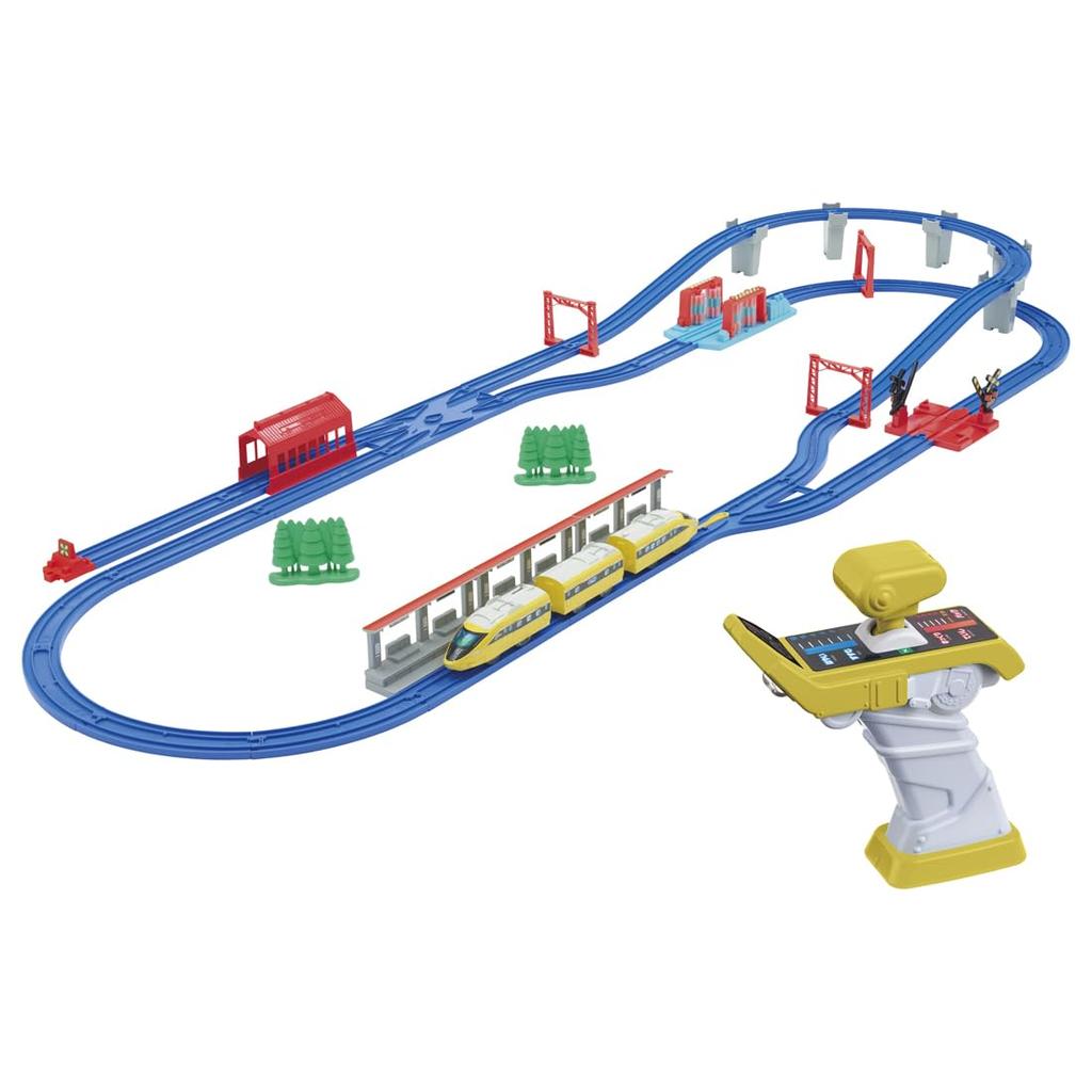 TAKARA TOMY Plarail You're the Driver! Grip Master Controller Speed Yellow DX Set Train Toy