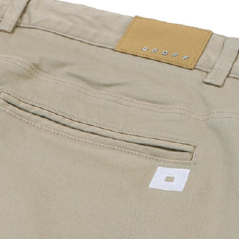 Onoff Men S Stretch Cotton ShortS Of5702ga Beige