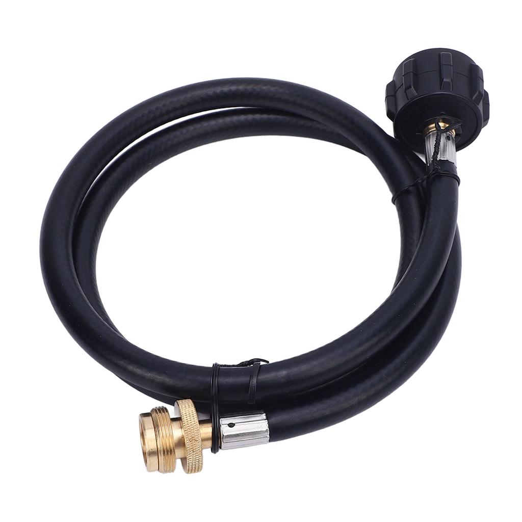 RV Gas Hose with QCC1 Connector Flexible Safe Connection 6FT Length Pigtail Hose for RV Van Trailer Gas Tank