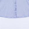 European Style 2026 Spring Stand Collar Long-Sleeve Layered Poplin Shirt