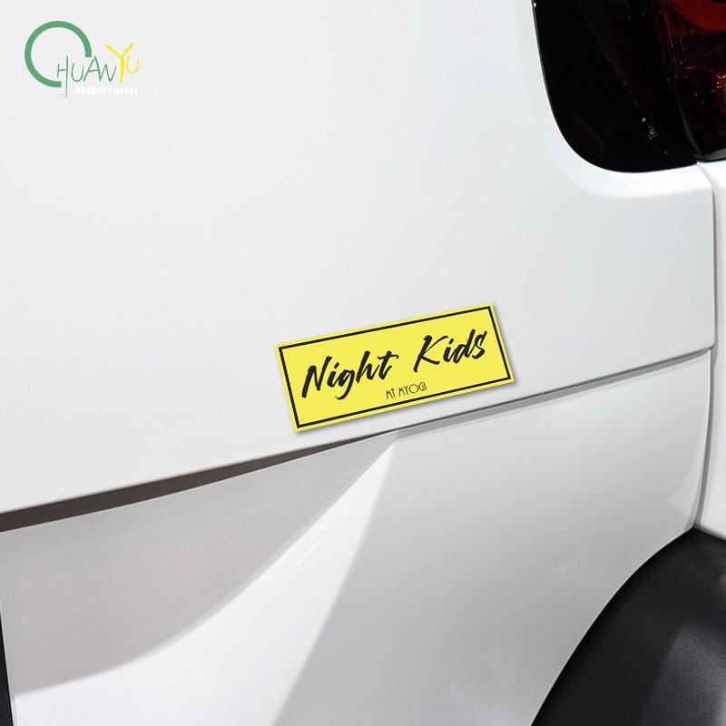 IDNIGHT Car Decal Midnight Anime   Modified Car Trendy Scratch Cover Sticker