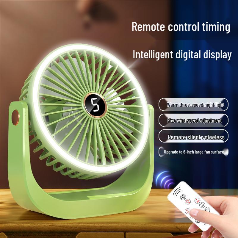 Silent USB Mini Desk Fan for Students, Office, and Bedside Charging