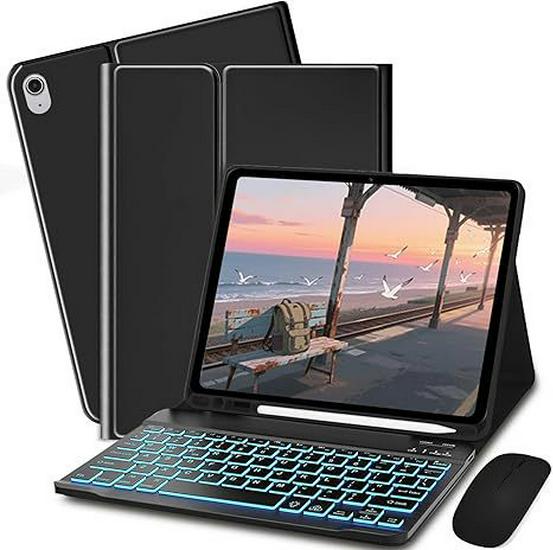 Samsung Galaxy Tab S11 Backlit Bluetooth Keyboard Case with Pen Slot