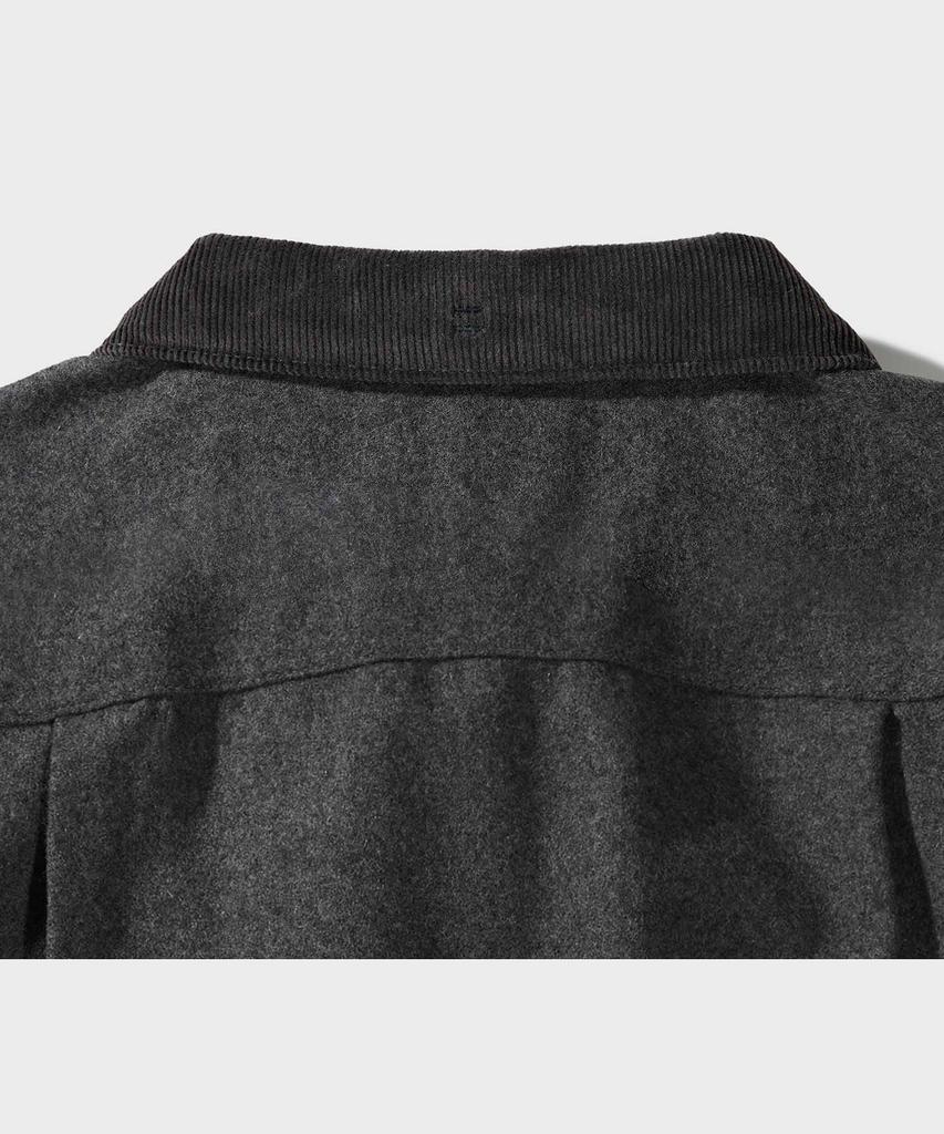 Ffeff Studio Wool Half Zip-Up Jacket (Gray)