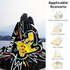 1pc Pikachu Electric Theme Design Flannel Blanket - 3D Printed Soft Warm, All-Season Lightweight Throw for Camping Travel Bed-080734