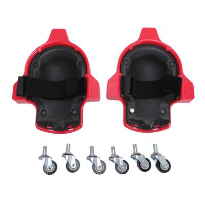 1 Pair Knee Creepers with Casters 360 Degrees  Turn Rolling Knee Pad for Tile Installation Masonry Car