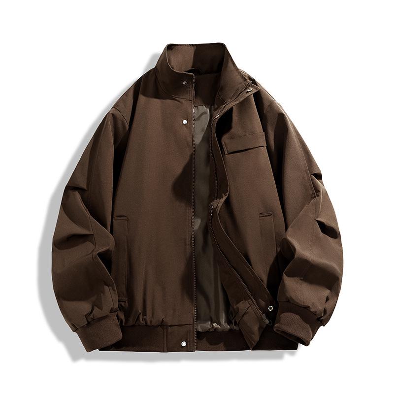 American Retro Simple Jacket - Trendy Loose Casual Top for Couples, Spring & Autumn