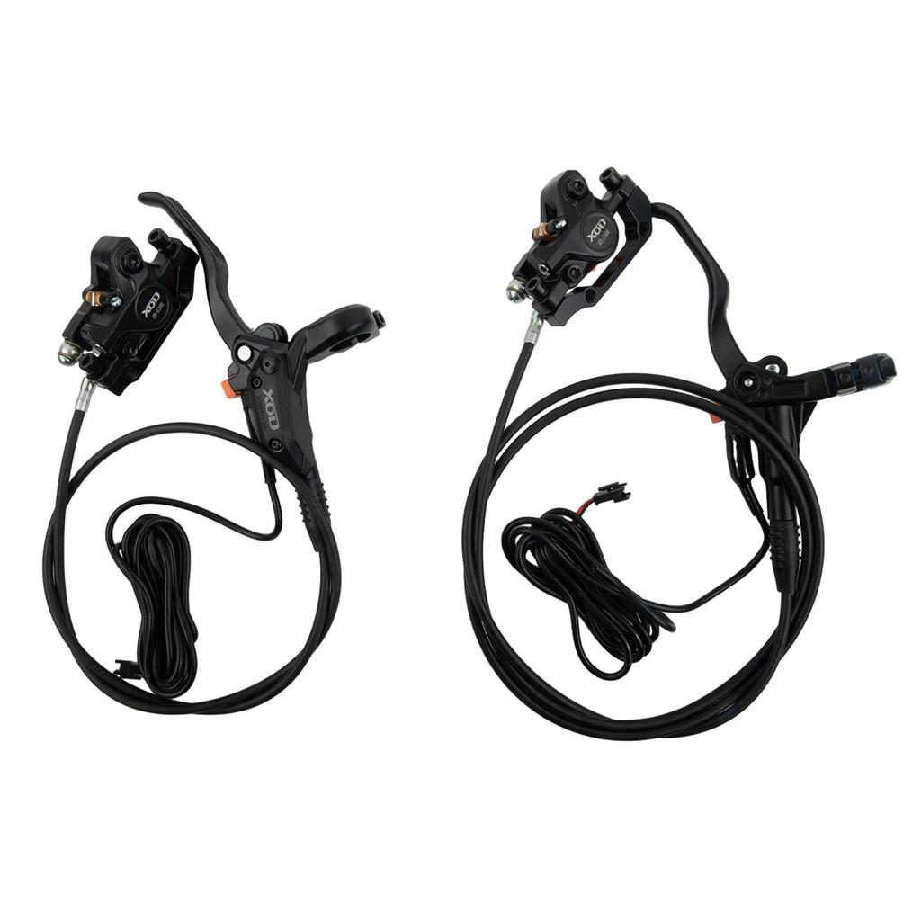 Hydraulische Scheibenbremse Aluminiumlegierung E-Bike Elektrisches Kabel 180mm Links-hinten Nützlich