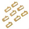 8 Pieces of Car Lock Reed Key Cylinder Gasket Plate Kit for Excelle