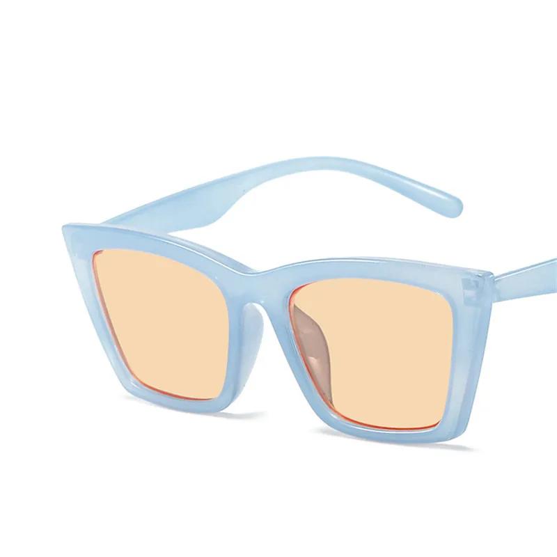 Vintage Cat Eye Sunglasses Women Square Small Frame Sun Glasses Female Brand Designer Retro Shades Fashion