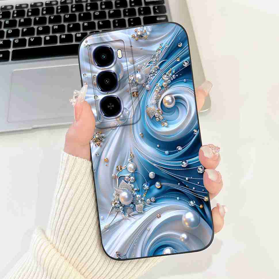 For itel City 100 4G C671L Case Cute Butterfly Rabbit Soft Silicone Back Cover For ITEL City100 4G 6.75" Fashion Bow Phone Shell
