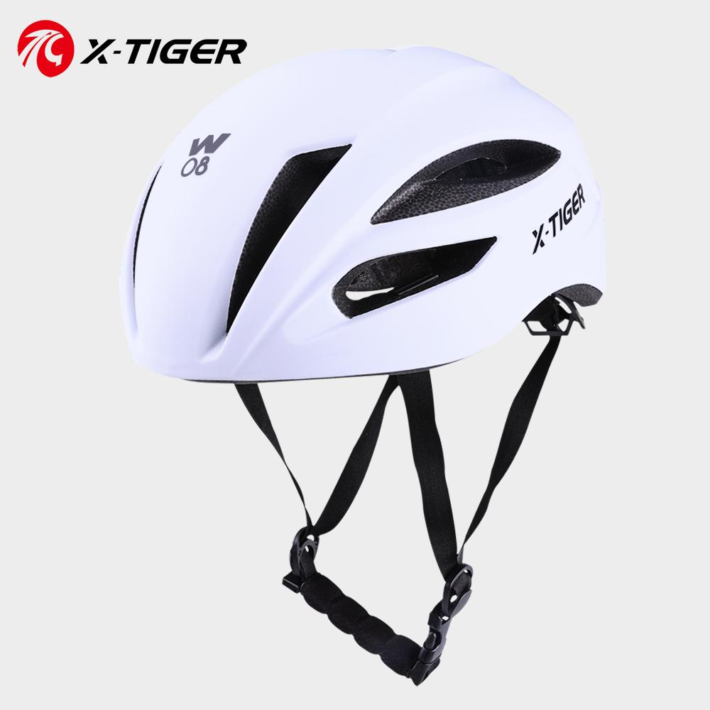 X-TIGER Cycling Helmet Lightweight One-piece Helmet Breathable With Magnetic Goggles Head Safety Helmet MTB Road Bike Helmet белый