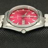 USED VINTAGE SEIKO 5 AUTOMATIC 6309A JAPAN MENS D/D RED WATCH 621e-a415947-2