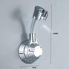 No Drill Shower Head Holder Adjustable Universal Showerhead Bracket with Adhesive Sticker Bathroom Wall Mount Accessory