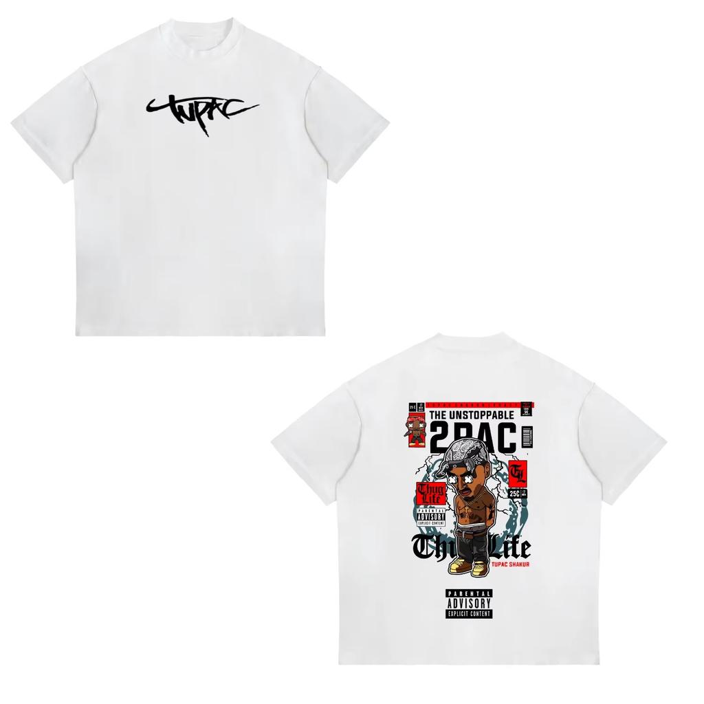 2026 New Fashionable Tshirt Style Hiphop Streetwear Loose Shortsleeved Tshirt Suitable For Both Men And Women