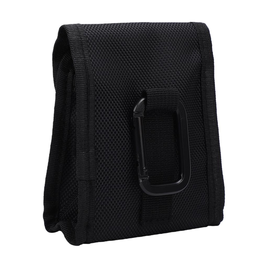 Tee Ball Pouch Bag Oxford Cloth Anti Dust Tee Holder Ball Waist Carry Bag Black for Cart