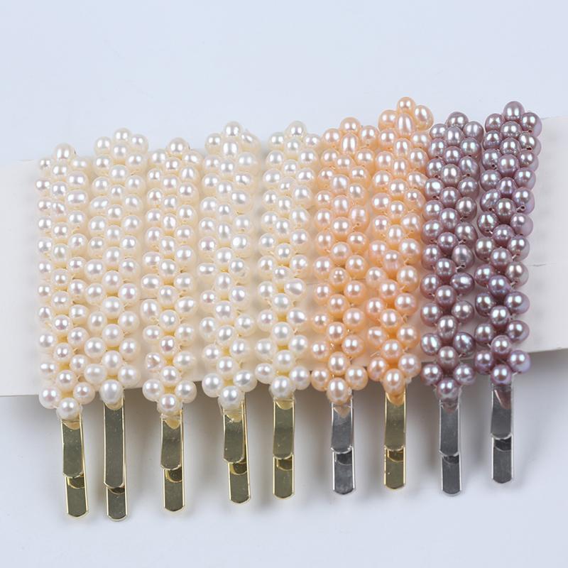 Girl  Freshwater Pearl Hair Pins  for Women Hair Clips Manufacturer