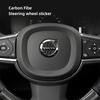 Carbon Fiber Car Steering Wheel Stickers Accessories For Volvo Xc60 Xc90 V40 V60 S60 V50 V90 S80 C40 XC40 V70 XC70 C30 C70 EX90