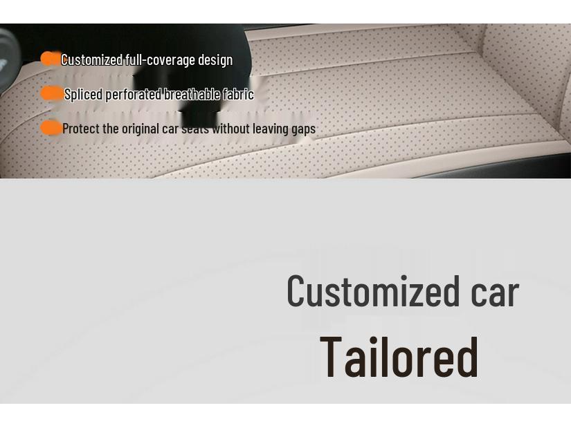 Dolphin Leather Car Seat Cushion for Left & Right-Hand Drive