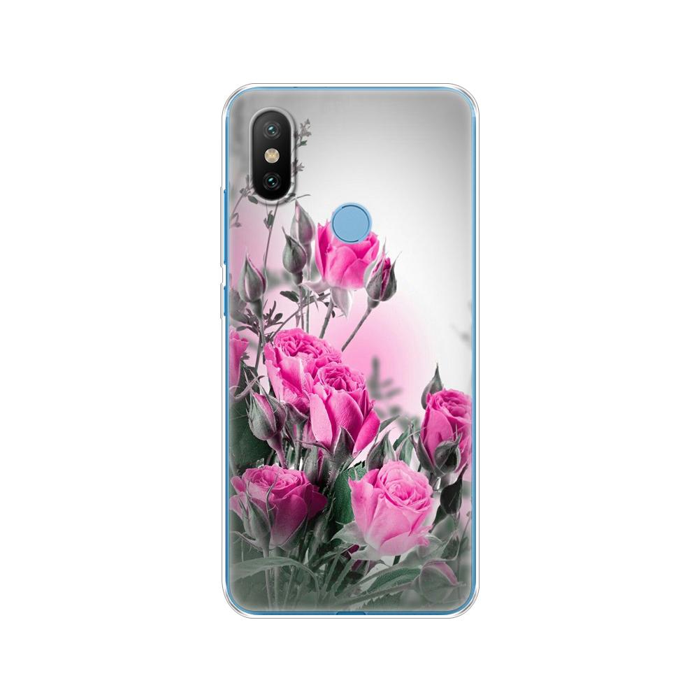 Xiaomi mix 2s için silikon kılıf xiaomi mi mix 2s için yumuşak kılıf kapak mix 2 s arka kapak koruyucu baskı coque