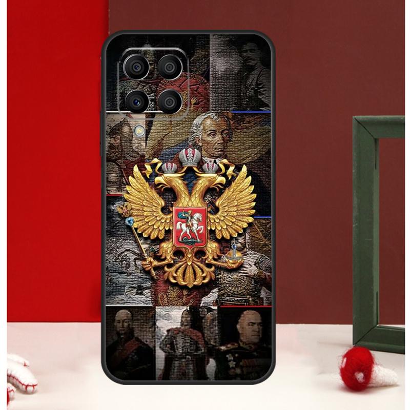 

Russia Flag national emblem Case For Samsung Galaxy M13 M53 M56 M52 M32 M16 M11 M21 M31 M35 M12 M14 M15 M36 M55 M34 M54 Samsung M06