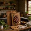 Acacia Wood Double-Sided Grooved Chopping and Cutting Board for Kitchen Use