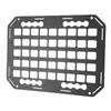 Truck Bed Molle Panel Rack 11x15.3x0.1in Aluminum L Track Cargo Storage Organizer for Cars SUVs Pickup RVs