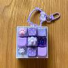 Cute Mechanical Keycap Fidget Toy 9 Keys Mini Keychain Portable Stress Relief Gift for Teens Boys Girls
