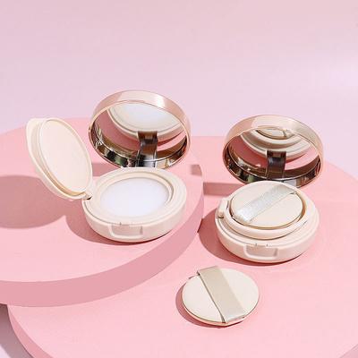6G Leere Air Cushion Puderquaste Box Tragbarer Kosmetik Make-up Etui Behälter Mit Puder Schwamm Spiegel Für BB Cream Foundation