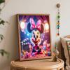 Disney Minnie Mouse Movie Star Oil Painting Art Painting Kit Handmade Diy Gift Home Decoration Wall Decor Craft Supplies Party Decor