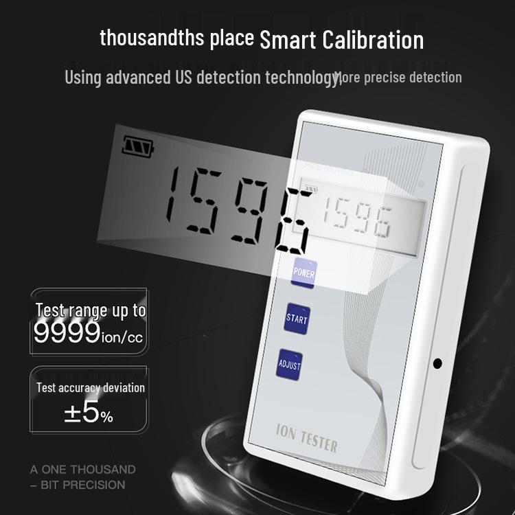 Portable Handheld Solid-State Negative Ion Detector Tester