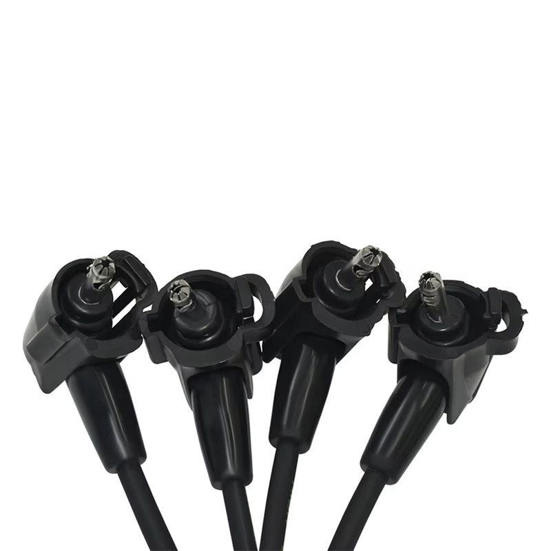 Ignition Cable Spark Plug 4X Set 90919-22327 9091922327 For Toyota Corolla 1.6L 1.8L 1993- 1997