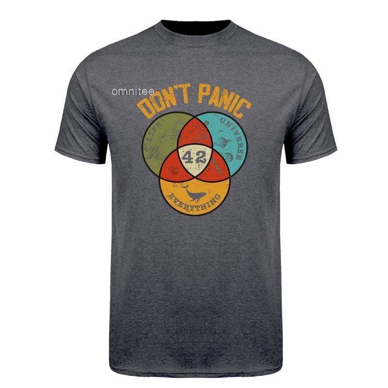 42 Answer To Life The Universe and Everything Dont Panic TShirt The Hitchhikers Guide To the Galaxy T Shirt HJ127
