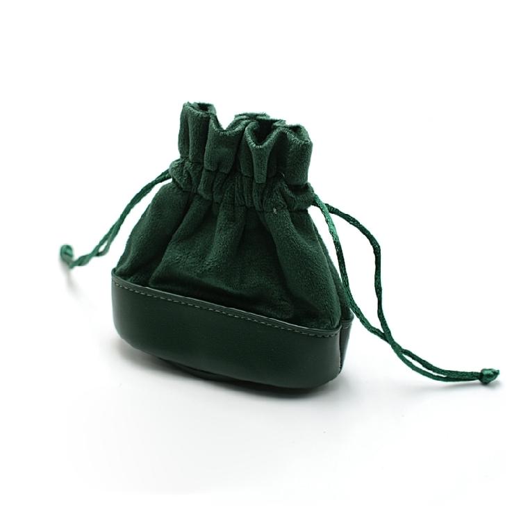 Многофункциональная бархатная сумка-органайзер с регулируемым шнурком для карт Таро, игральных костей, коллекции. Аккуратные органайзеры зелёный