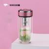 WANXIANG Double-Wall Insulated Glass Tea Cup