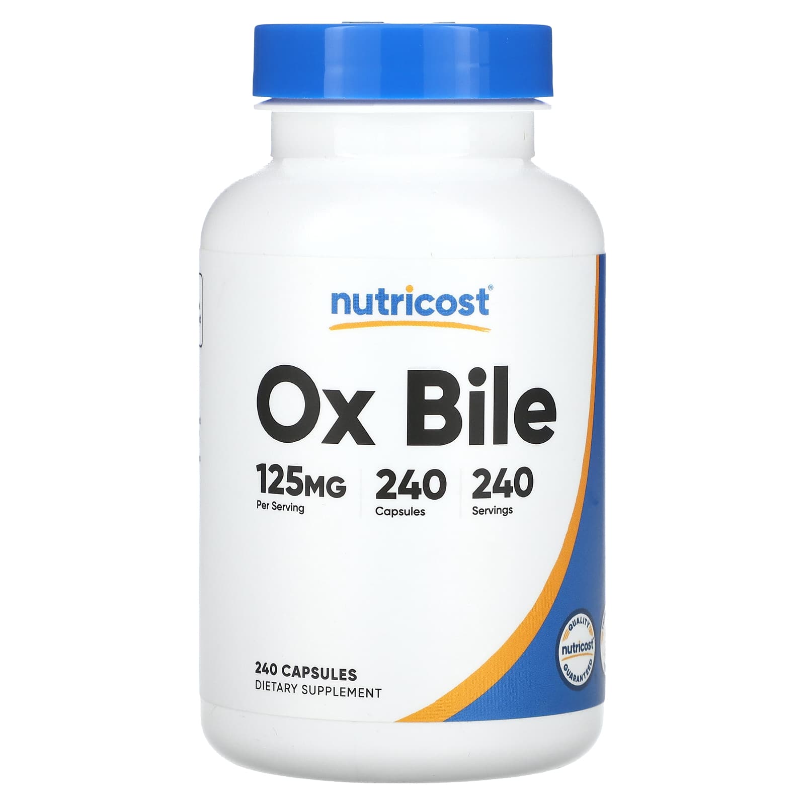 

Oxbile, 125Mg, 240 Capsules