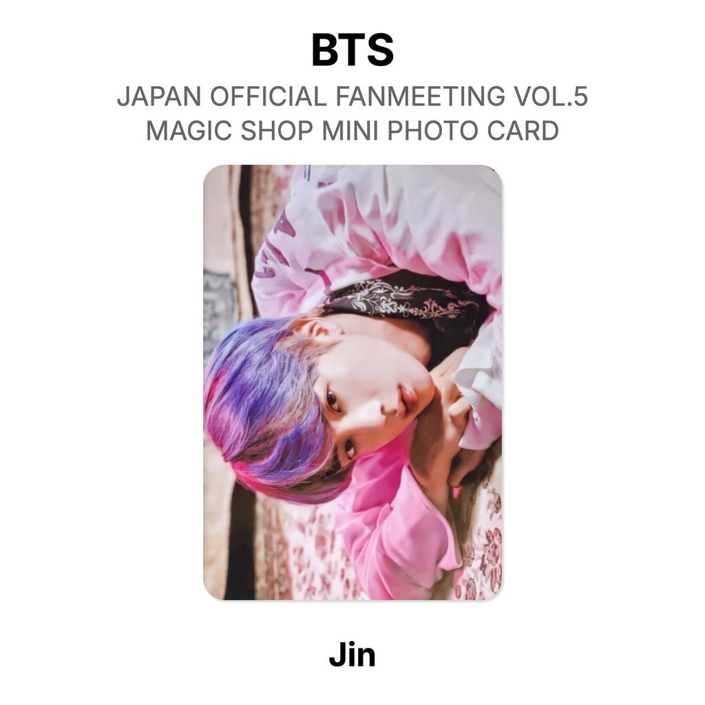 BTS JAPAN OFFICIAL FANMEETING VOL.5 MAGIC SHOP MINI PHOTO CARD Official Photocard