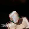 Yuji Colorful Wheat Ear Gem Pearl Necklace, Mermaid Tears, Baroque Pearl Rainbow Zircon Sweater Chain