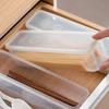 Spaghetti Container Pasta Noodle Organizer Box PP Clear Rectangle Leakage Proof Food Container for Fridge Kitchen
