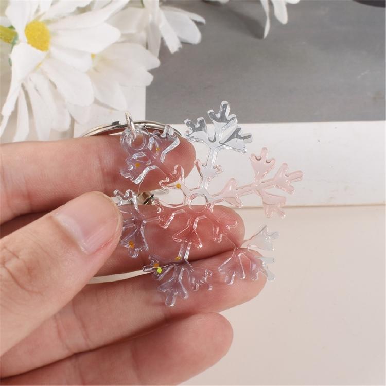 Artistic Snowflake Pendant Silicones Molds For Kids Christmas Party Activity Detailed Edges Definition