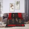 Criminal Minds Spencer Reid  Flannel Blankets  Warm Throw Blanket for Home Decor Travel Office Pattern Bedspread Sofa Bed Cover