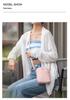 Trendy Embroidered Diamond Pattern Crossbody Phone Bag - 2022 Women's Style