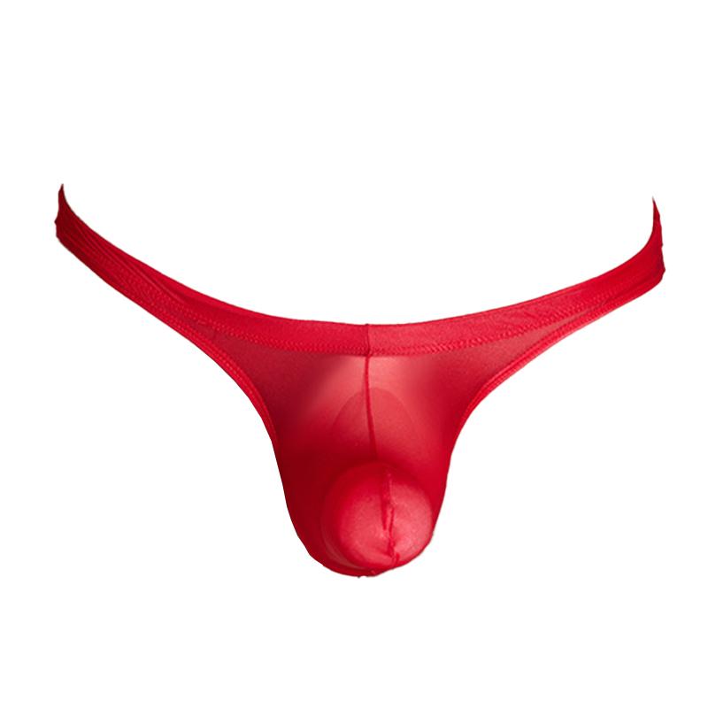 1Pc Thongs Underpants Underwear Sexy Nylon Stretchy Lingerie Men's Briefs