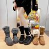 Winter Women's Warm Plush Snow Boots High Quality Cold Proof Fashion Casual Cotton Boots Women's Knight Boots Botas Para Mujer